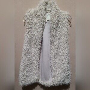 Fuzzy Gray Vest by Ashley By 26 International